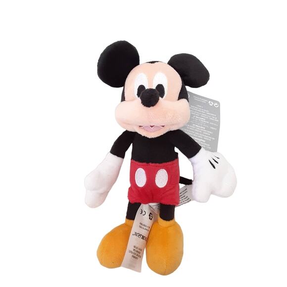 Disney Parks Mickey & Minnie Mouse Plush Set Classic Mini Stuffed Animal Pair - Picture 2 of 7